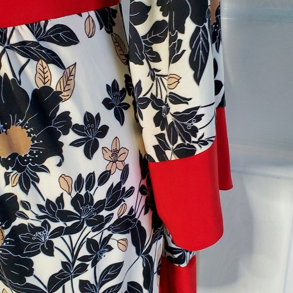 Vintage Cocomo Floral V Neck Tunic Top Small - Picture 7 of 9